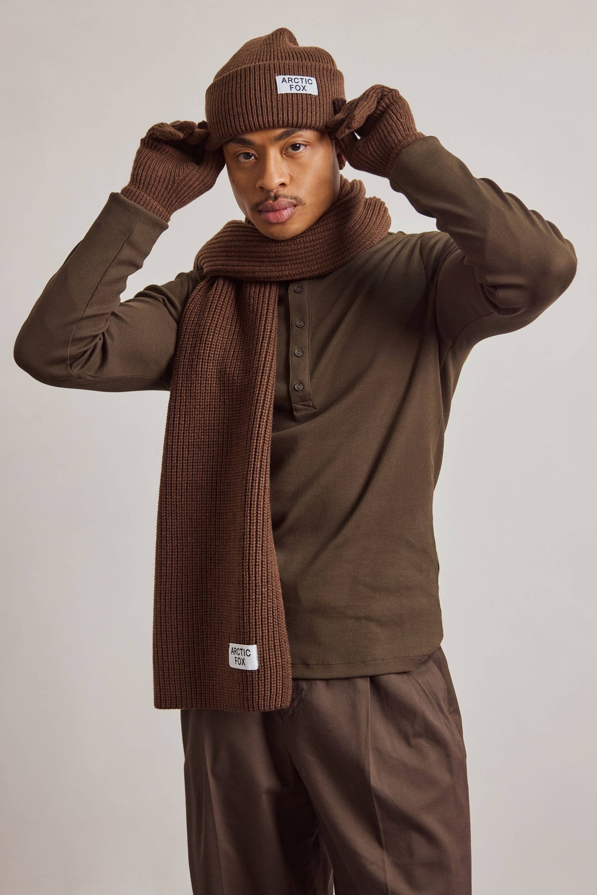 Recycled Bottle Gloves - Chocolate - AW26