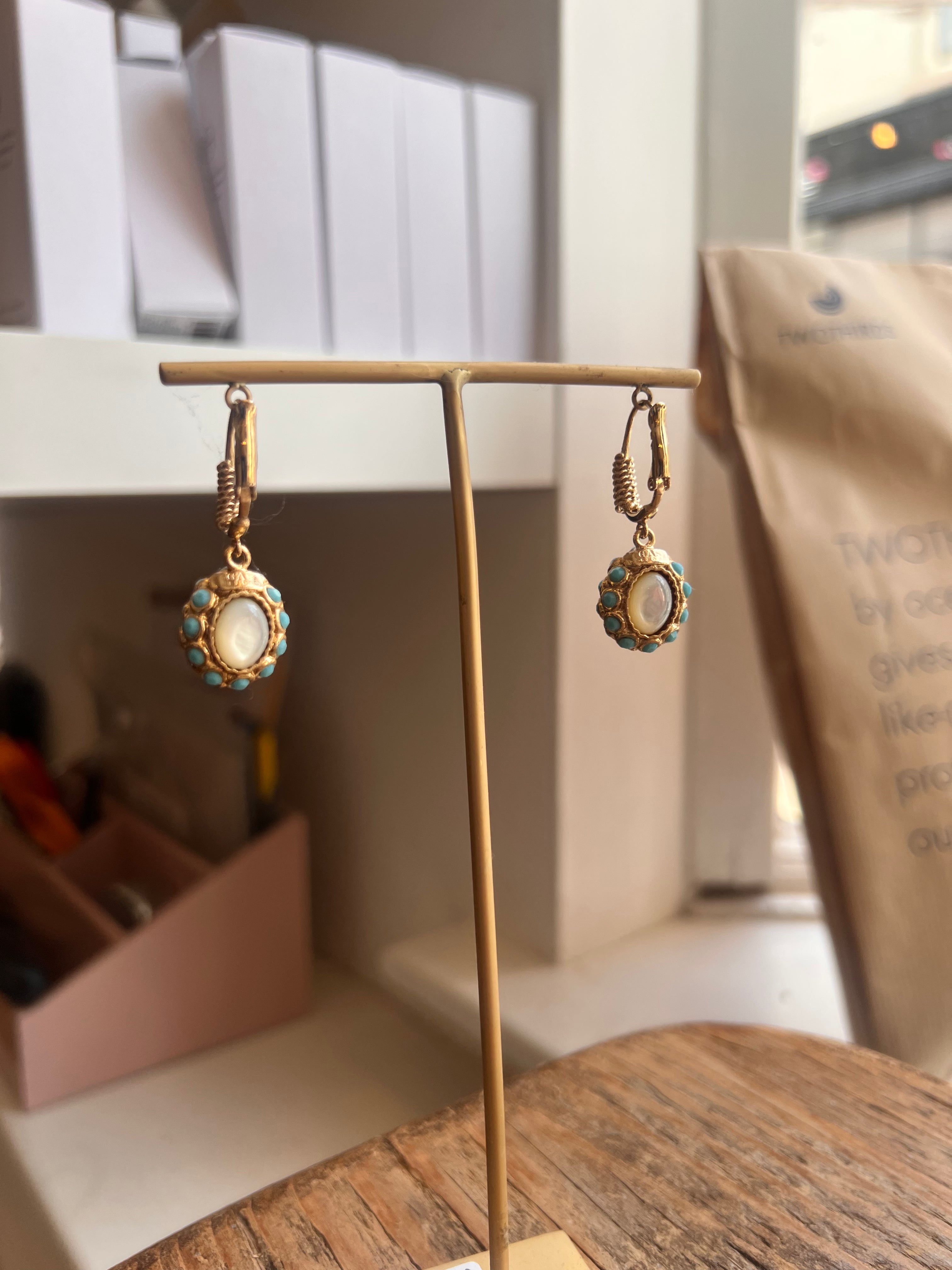 Bo Tao Splash Earrings in Gold