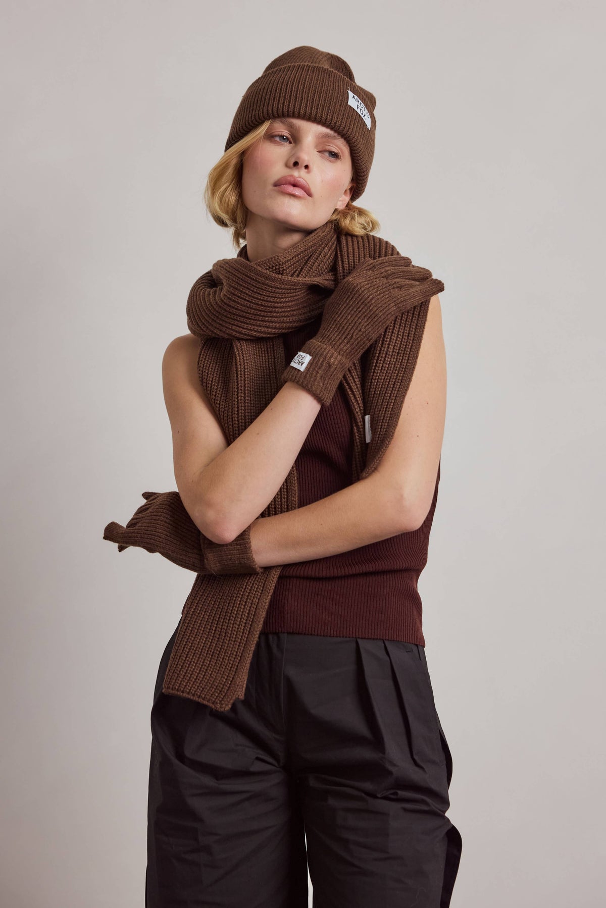 Recycled Bottle Gloves - Chocolate - AW26