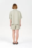 KIMONO Tencel Linen Shirt - Soft sage