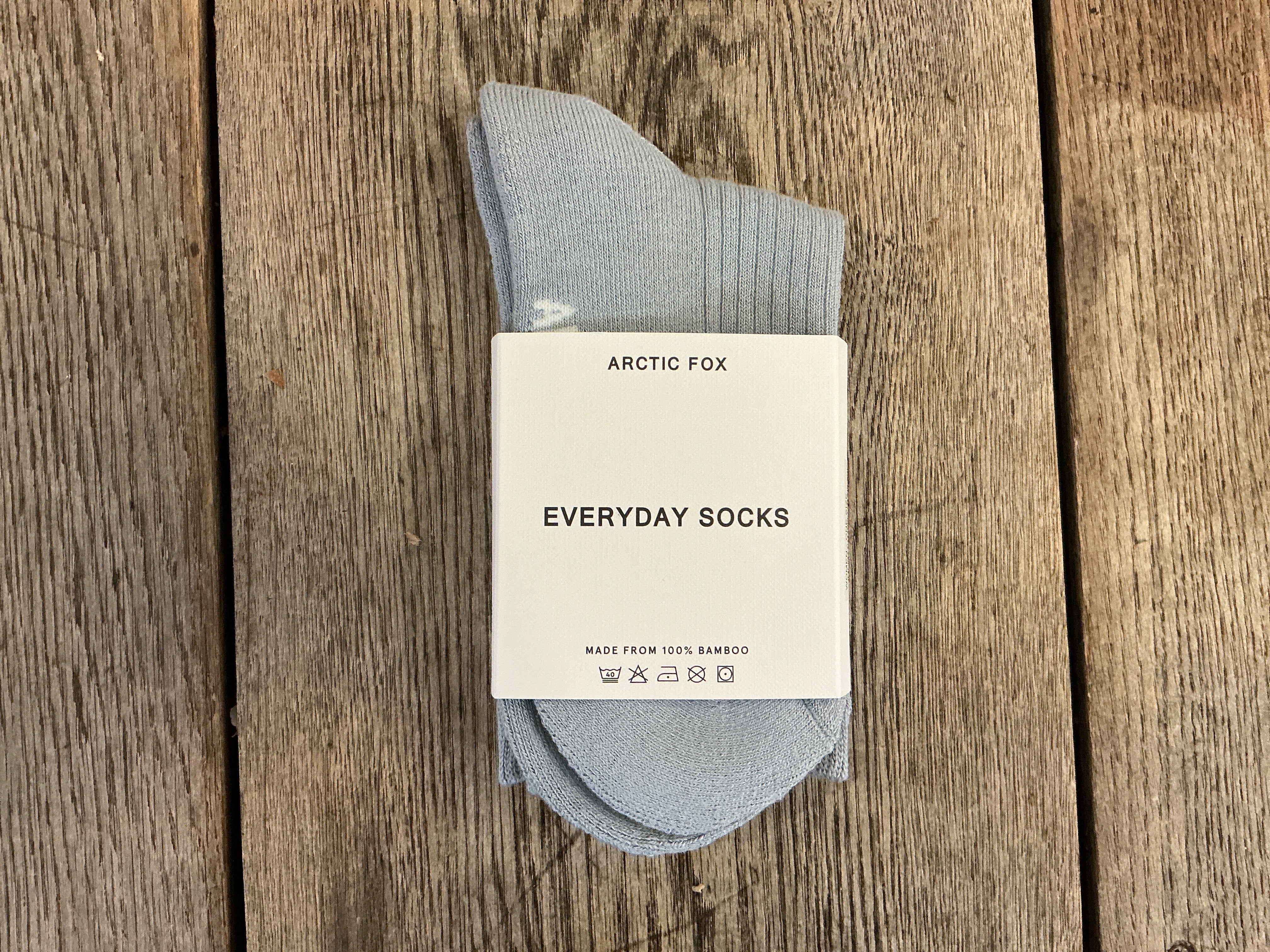 The Everyday Socks 100% Bamboo in Moonshine Blue