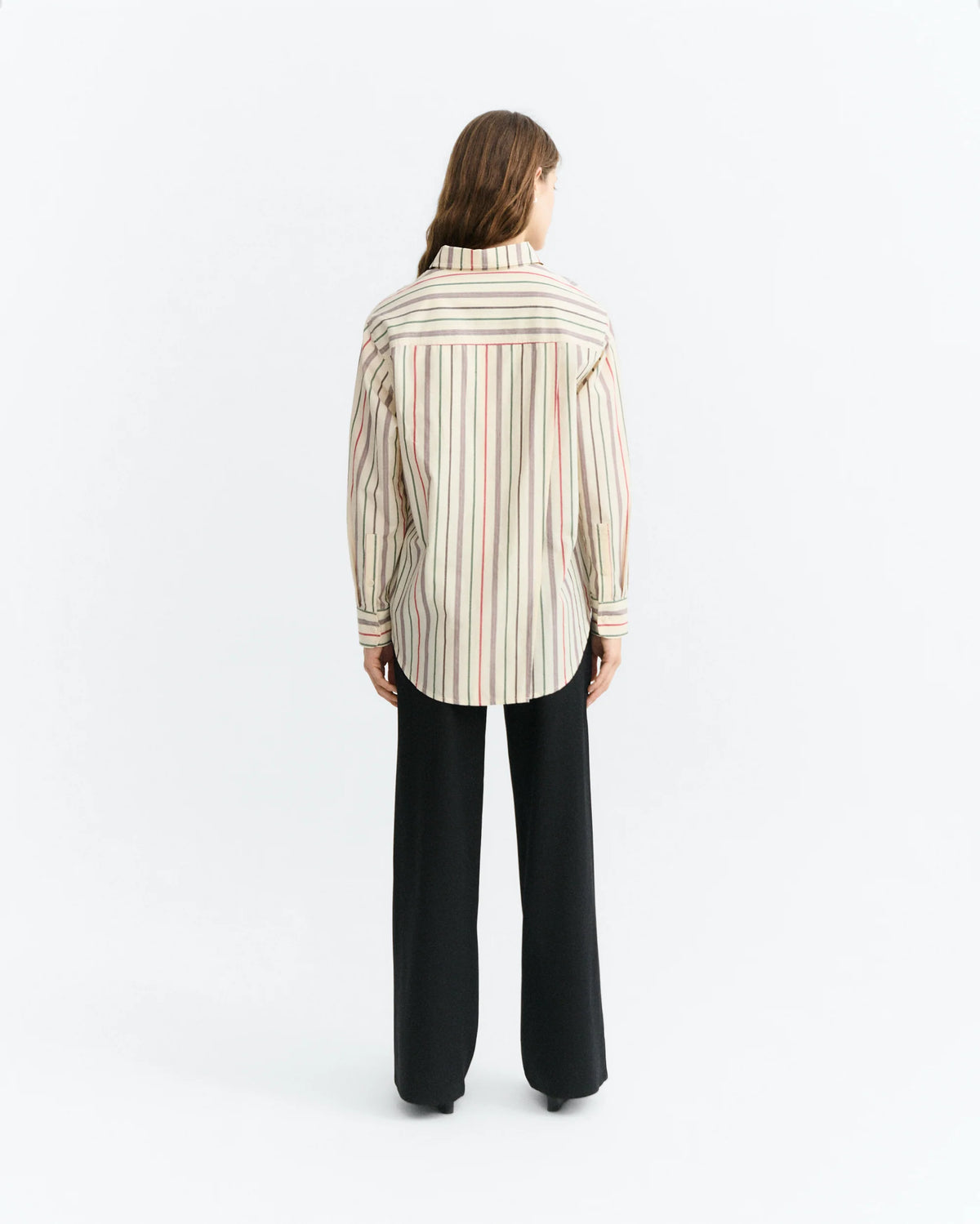 Thinking Mu Ordelia Blouse Ecru Striped