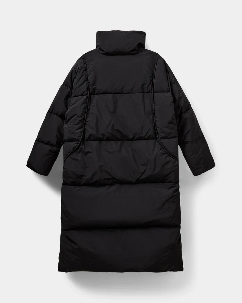 Oversized Padded Coat in Black