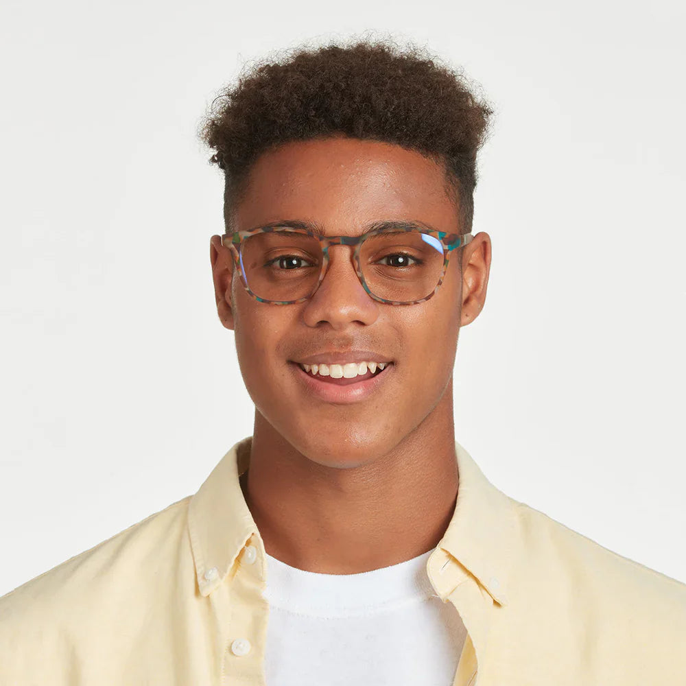 Dalston Blue Light Reading Glasses in Dark Green