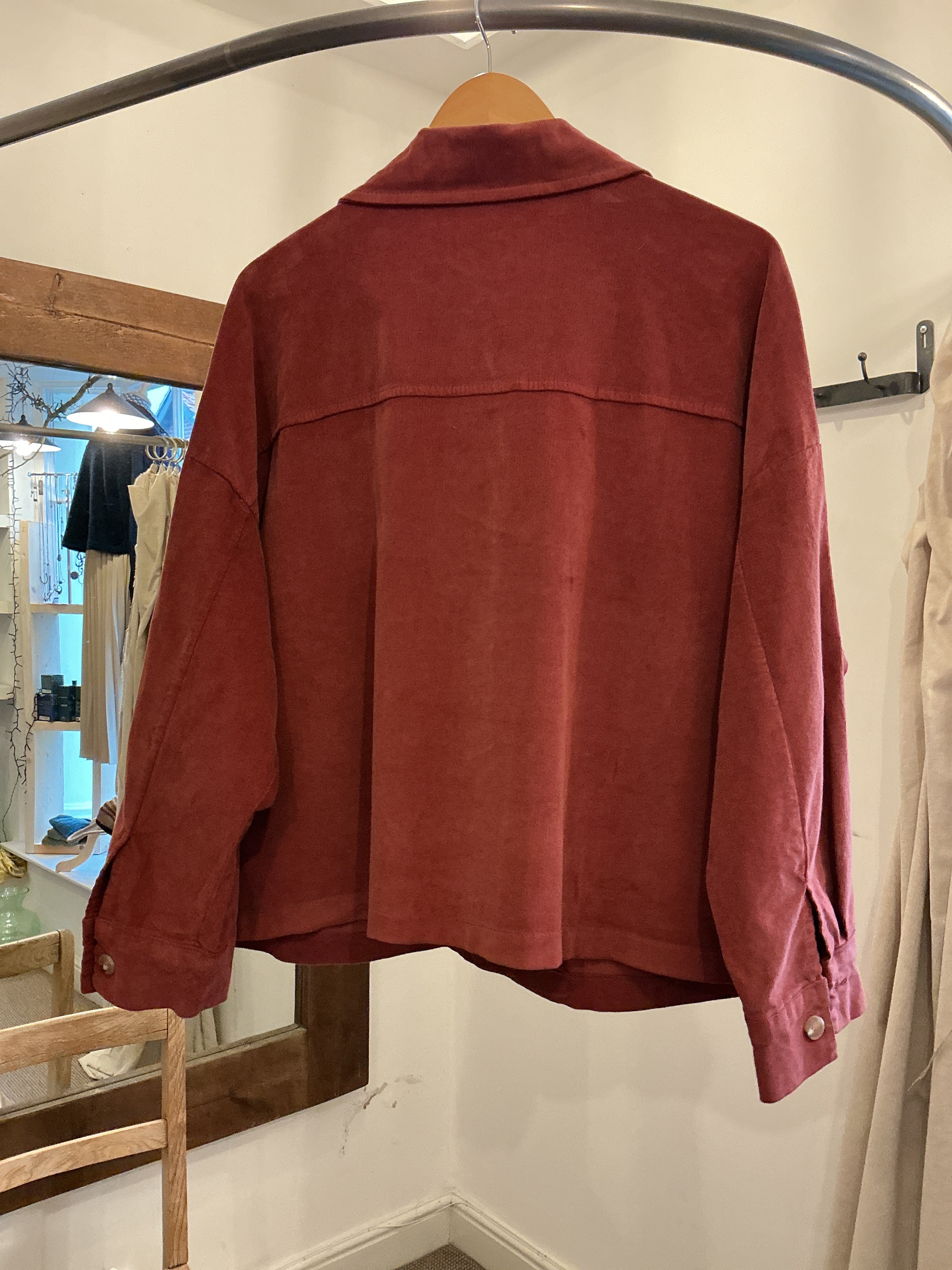 Zita Oversize Utility Jacket in Sunburn