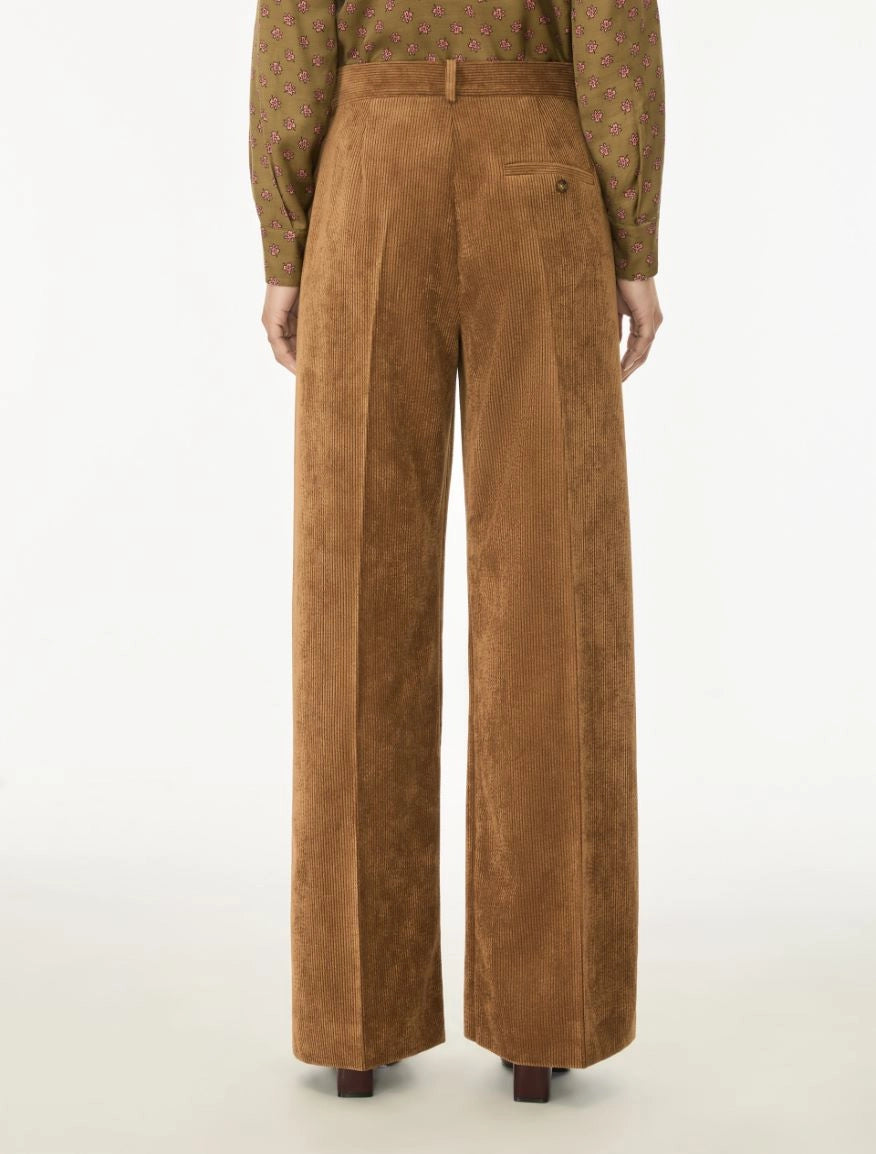 Fanfara 100% Cotton Cord Trousers in Hazelnut
