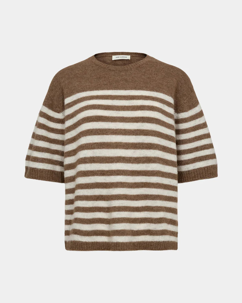 Pre Loved Wool and Alpaca Mix Knit in Brown Fudge