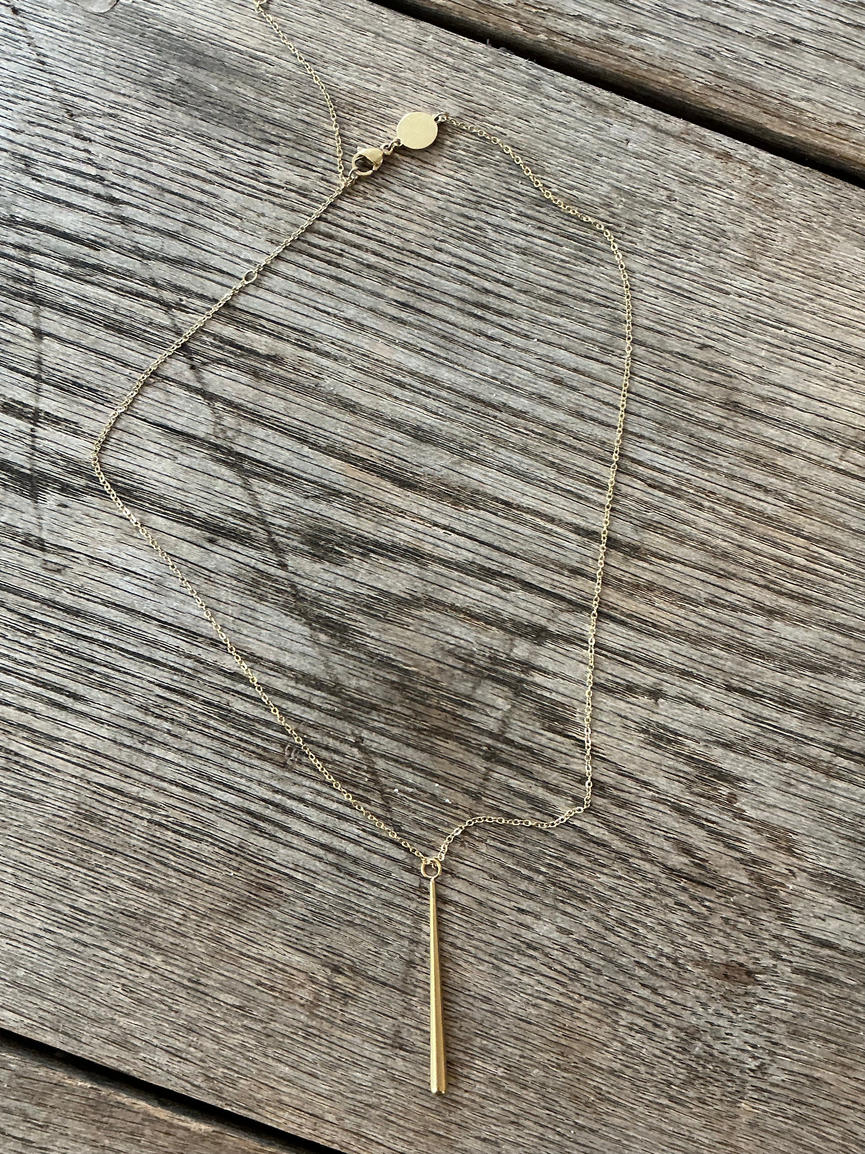 Moments Gold Drop Necklace