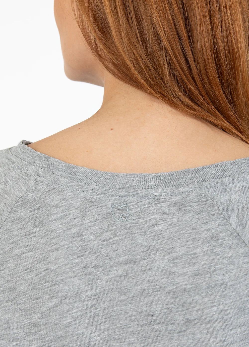Long Sleeve T-Shirt in Grey Melange