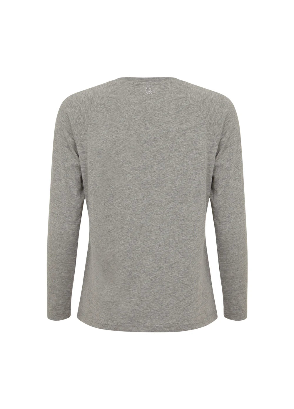 Long Sleeve T-Shirt in Grey Melange