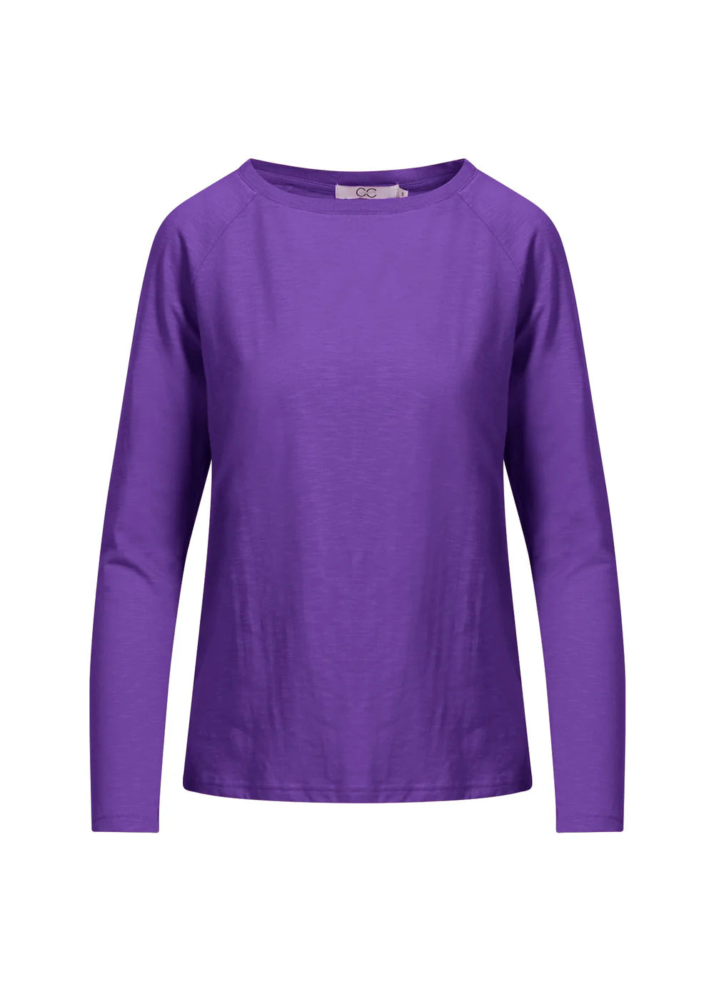 Long Sleeve T-Shirt in Warm Purple