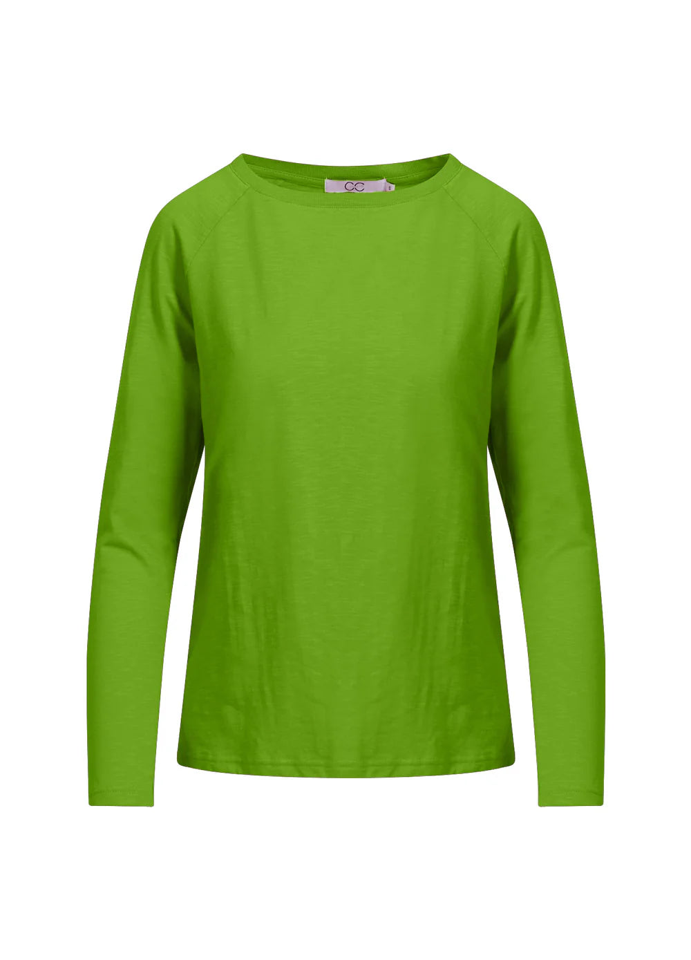 Long Sleeve T-Shirt in Flashy Green