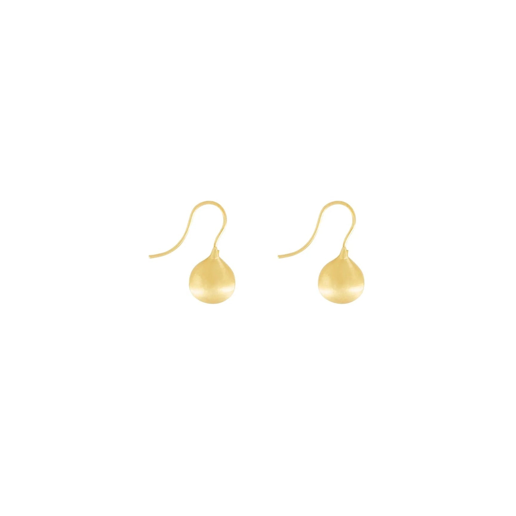 Dansk Tabitha ball earrings gold plated