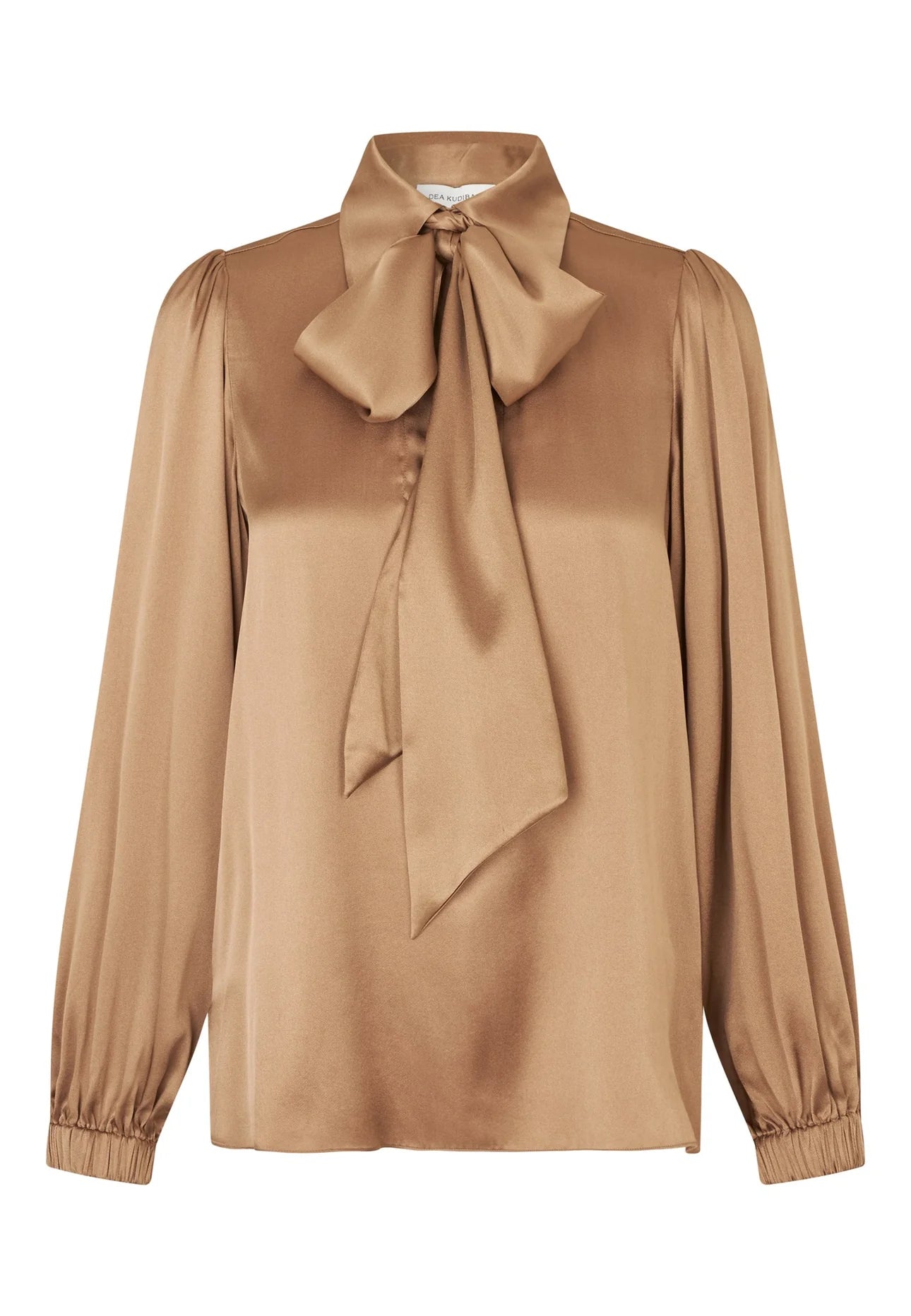 Kikki Dea 100% Silk blouse in Russet