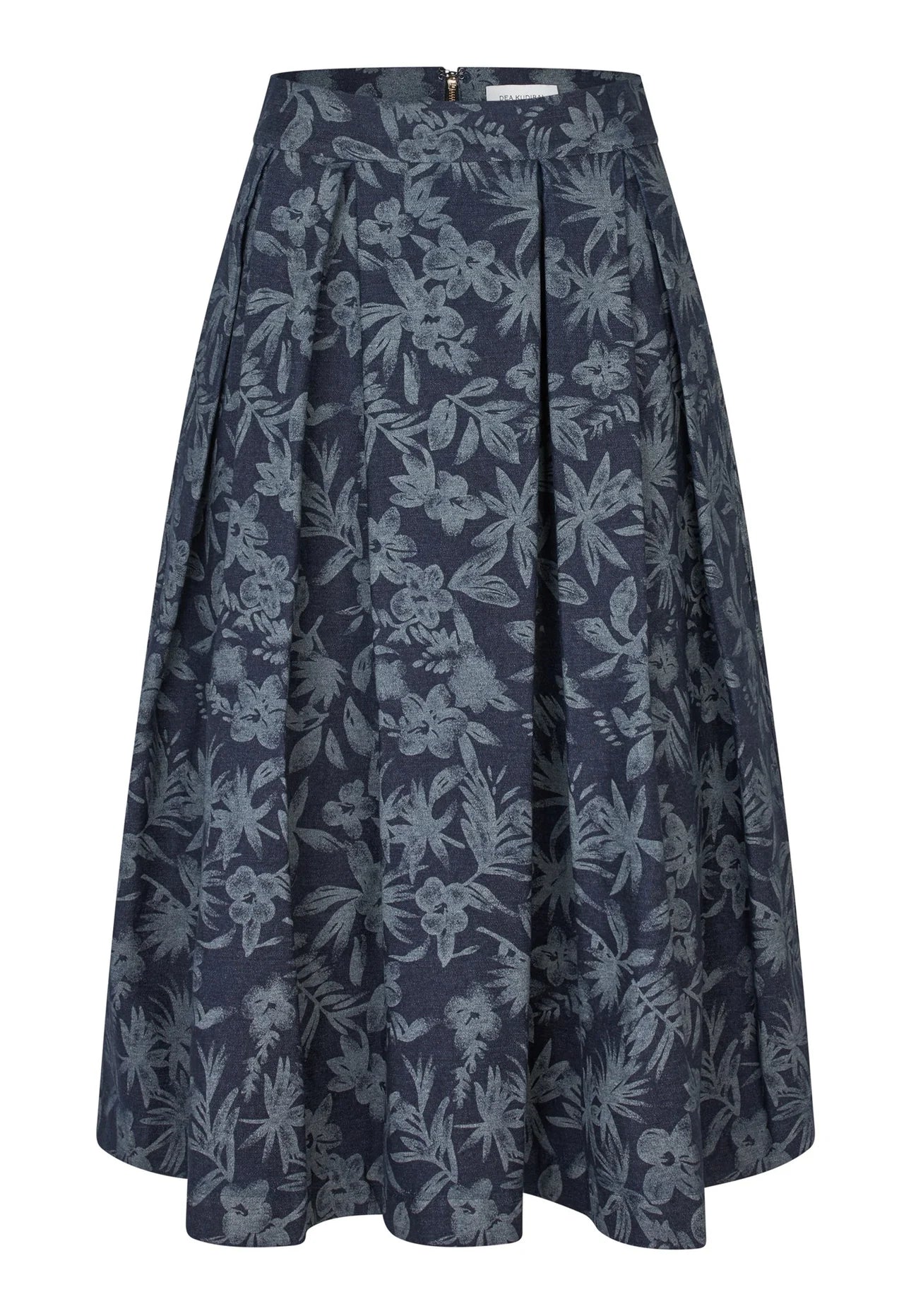 Abey Dea Skirt in Floral denim