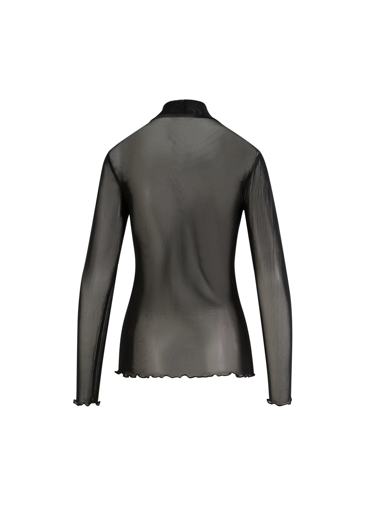 EVE Mesh Turtleneck in Black
