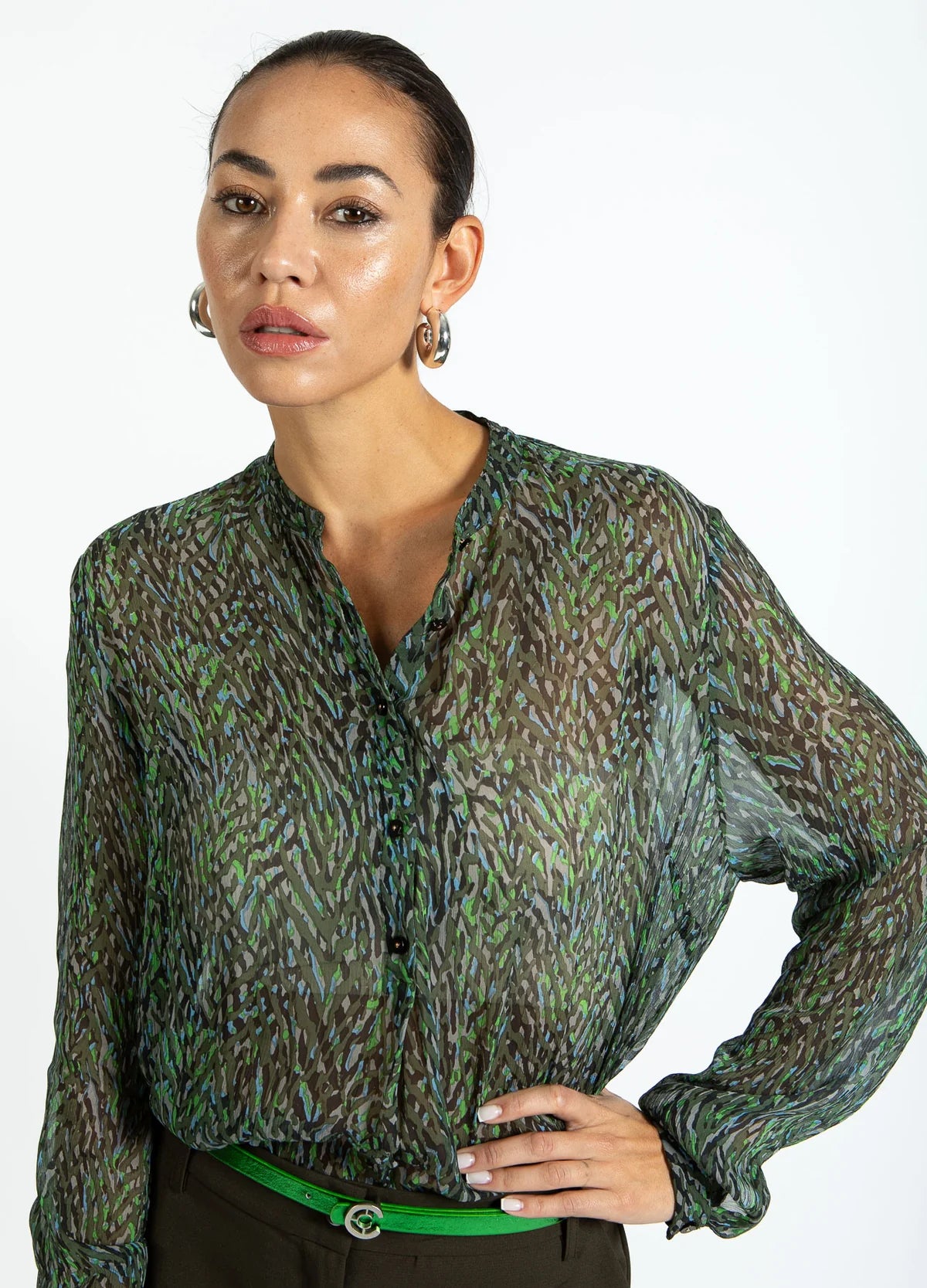 Shirt in Firestorm print