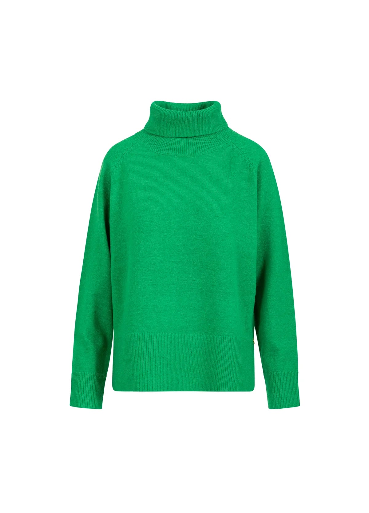 Sweater with high neck Lush Green