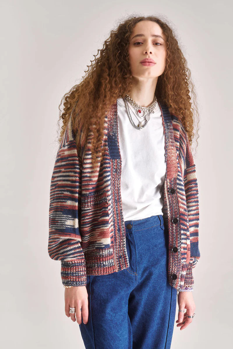 Hope Lambswool cardigan in Pink