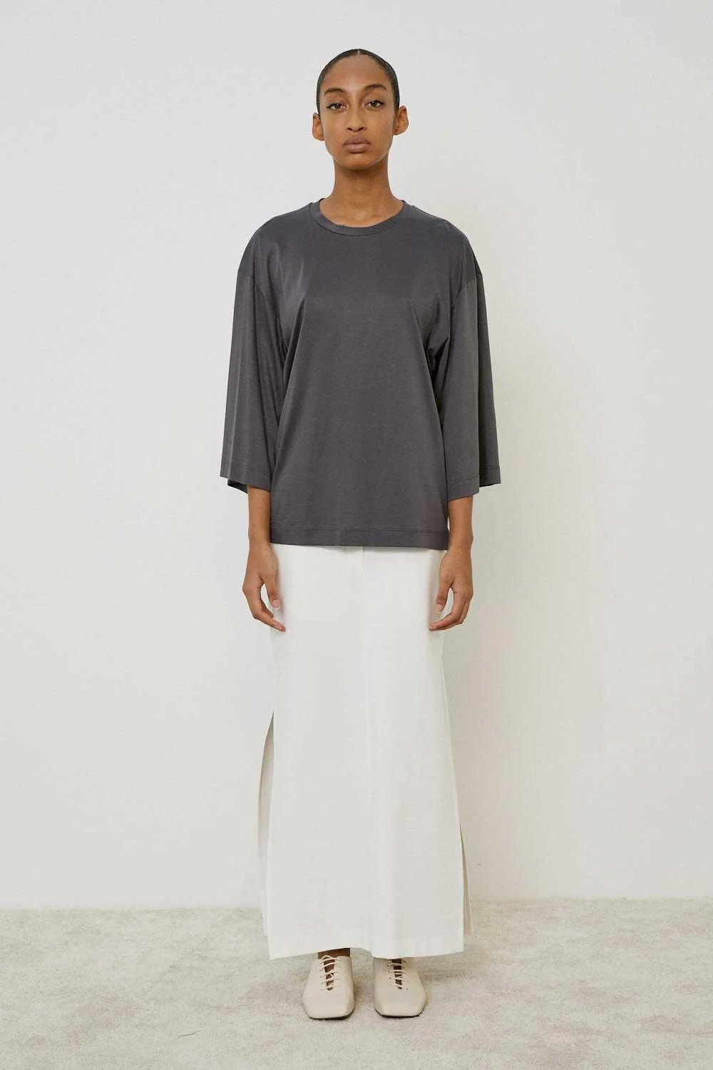 T-shirt with 3/4 sleeves in Rabbit