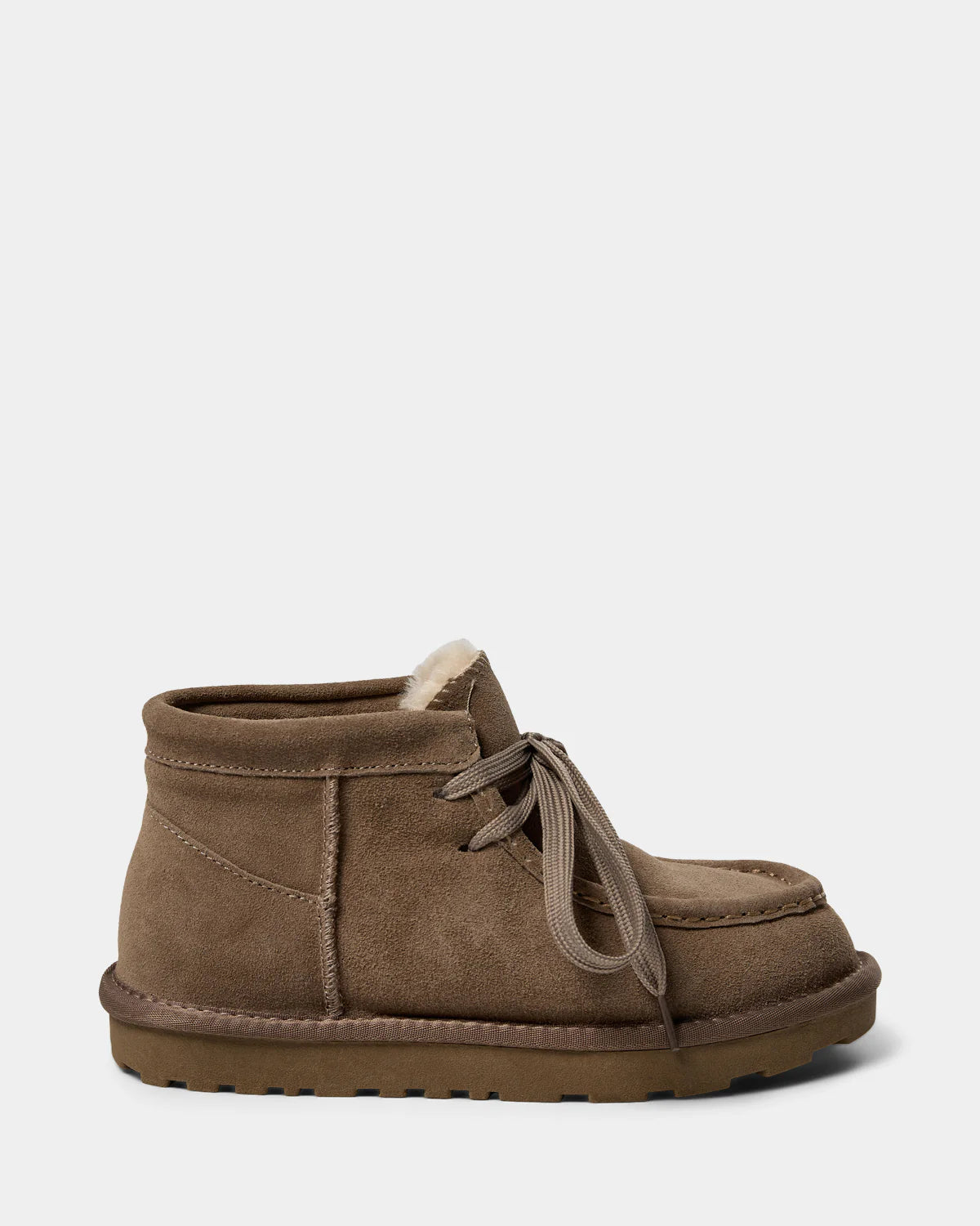 SanneSW Suede Boots in Dark Sand