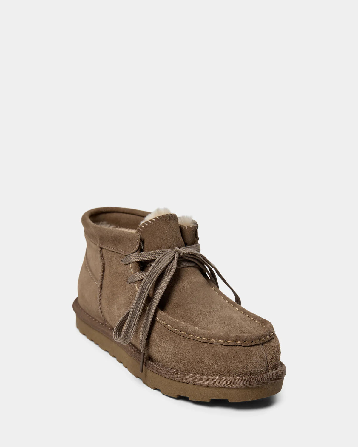 SanneSW Suede Boots in Dark Sand