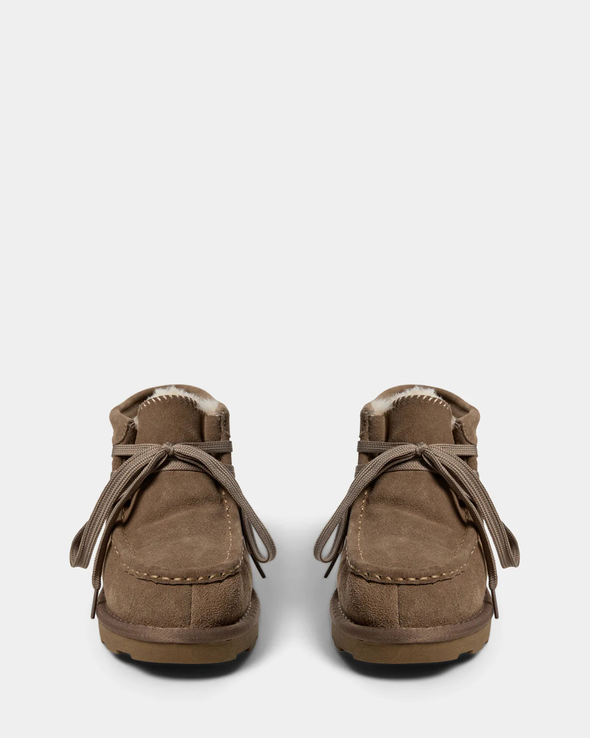 SanneSW Suede Boots in Dark Sand