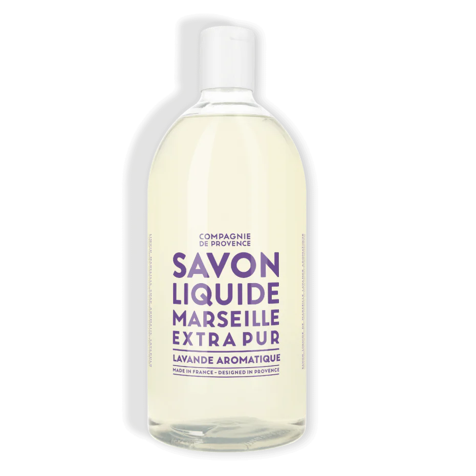 Compagnie de Provence Liquid Soap in Aromatic Lavender 1 Litre Refill Bottle