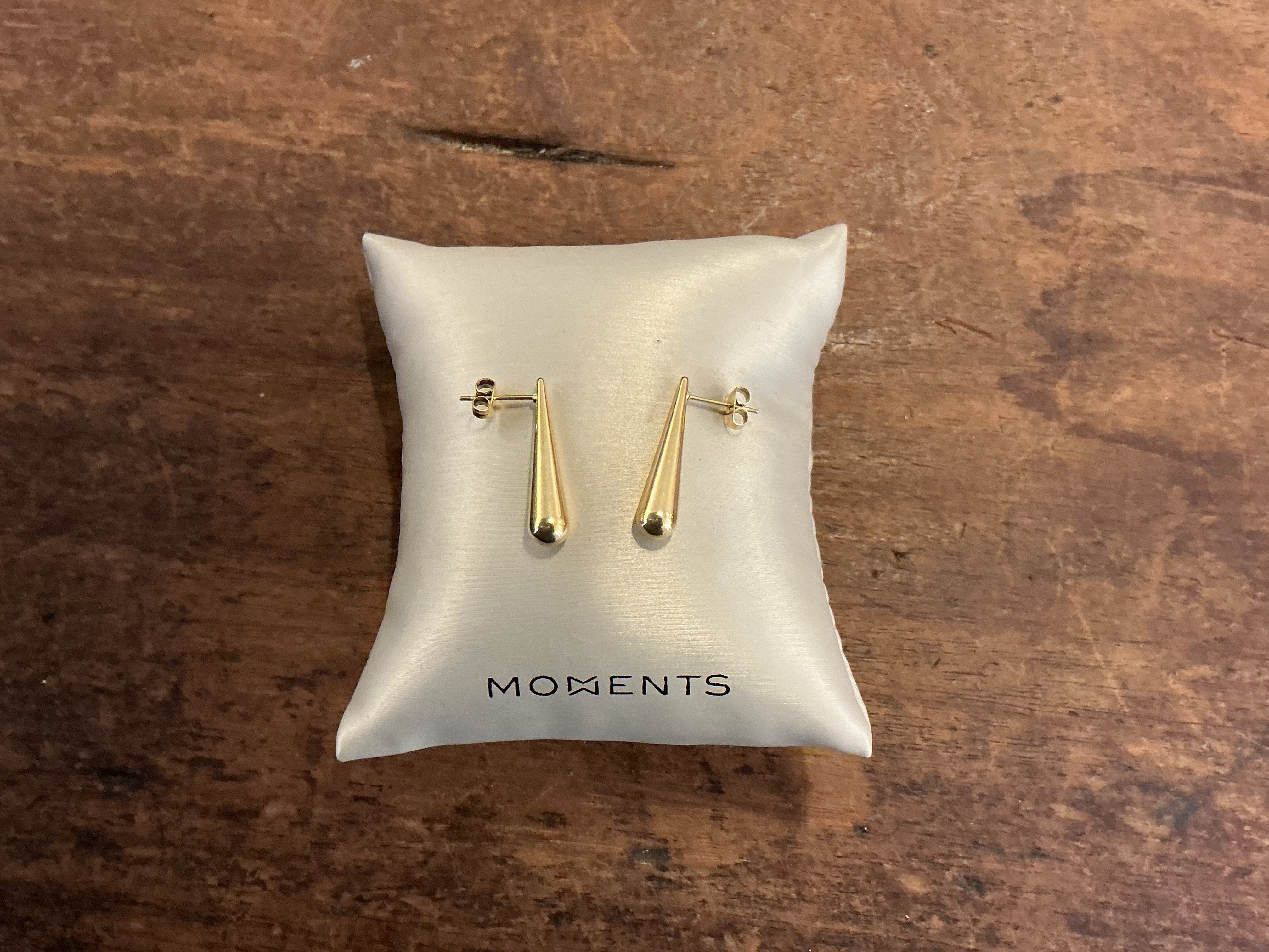 Moments Gold Drop Earrings