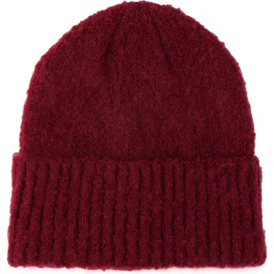 Reykjavik Recycled Beanie in Burgundy