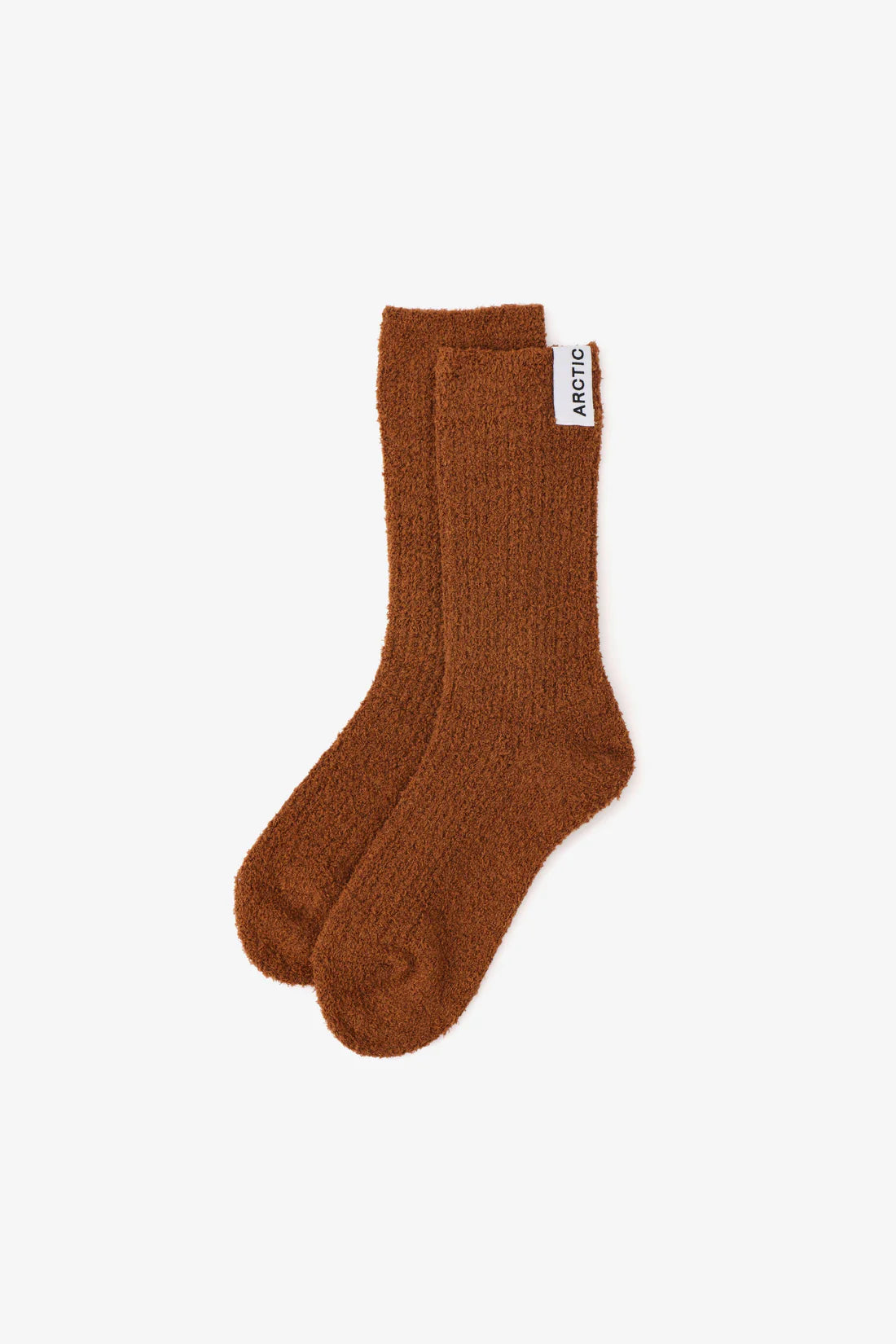 Cosy socks 100% Recycled in Sepia