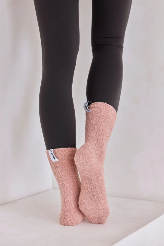 Cosy socks 100% Recycled in Muted Pink
