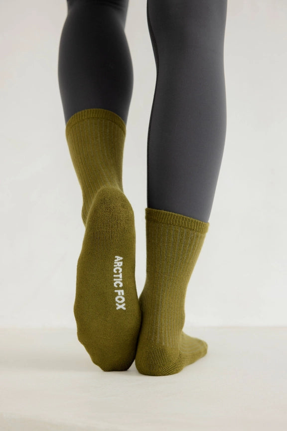 The Everyday Socks 100% Bamboo in Khaki