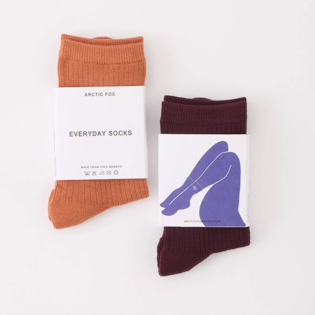 The Everyday Socks 100% Bamboo in Plum