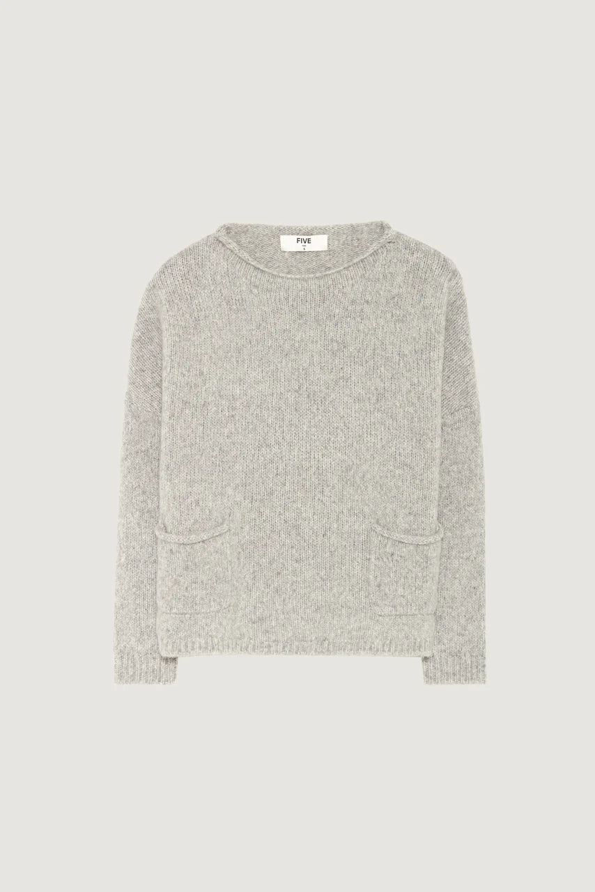 Crew neck Jumper in Grey
