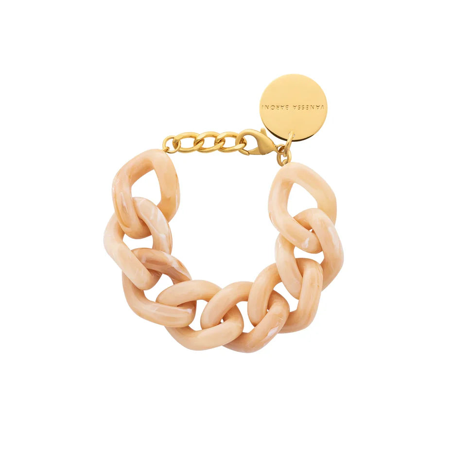 Vanessa Baroni Great Bracelet in Crème Brûlée Marble