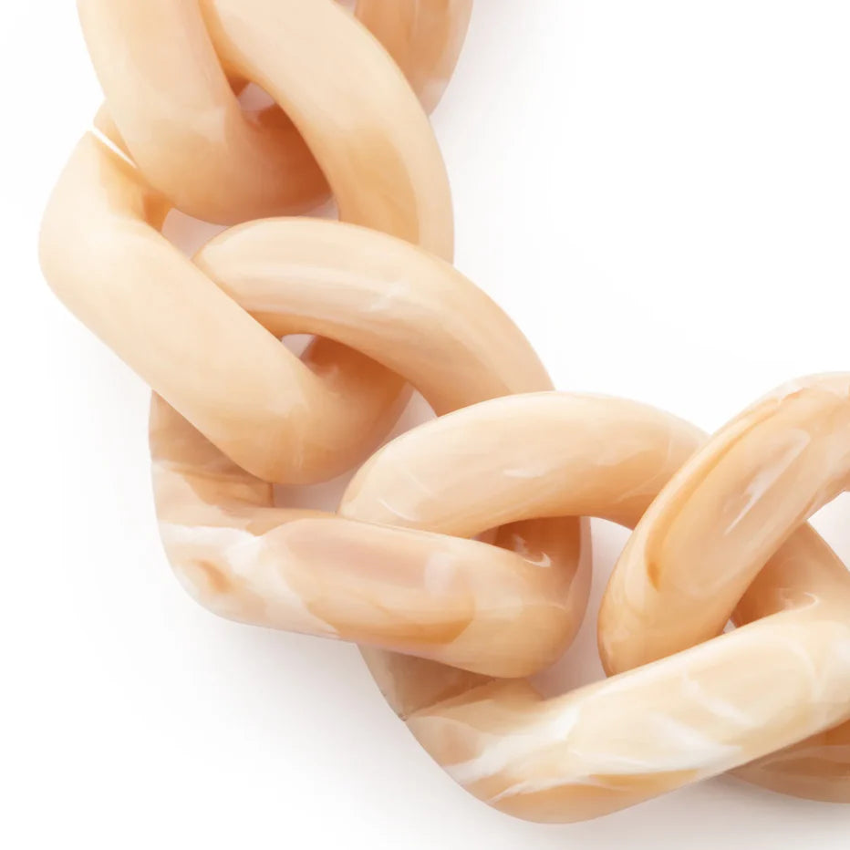 Vanessa Baroni Great Bracelet in Cognac Marble