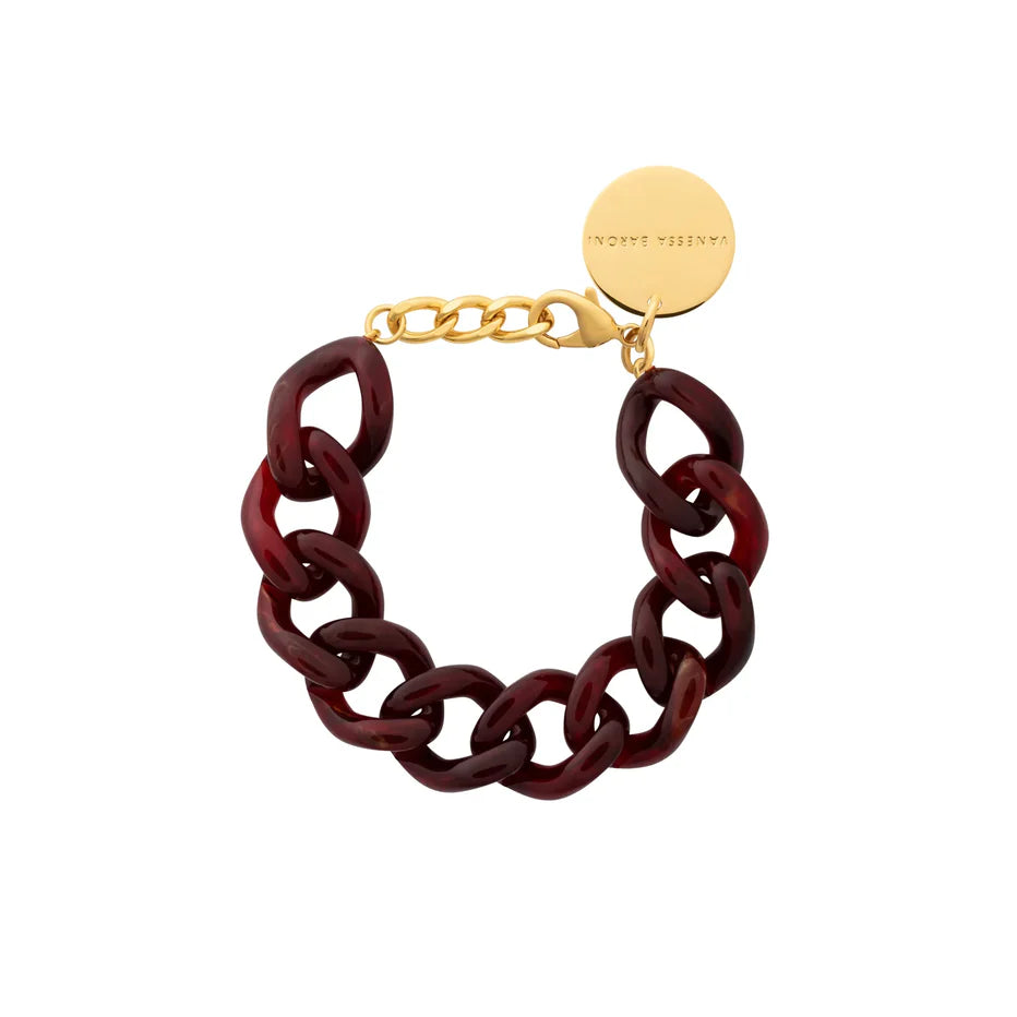 Vanessa Baroni Great Bracelet in Bordeaux Marble