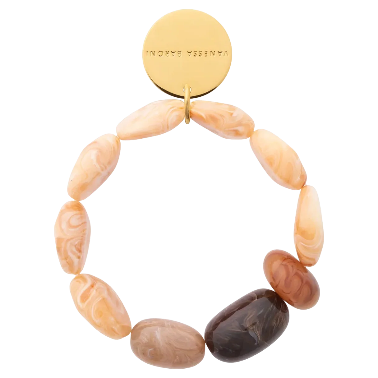 Vanessa Baroni Unique Flex Bracelet Crème Brûlée Marble