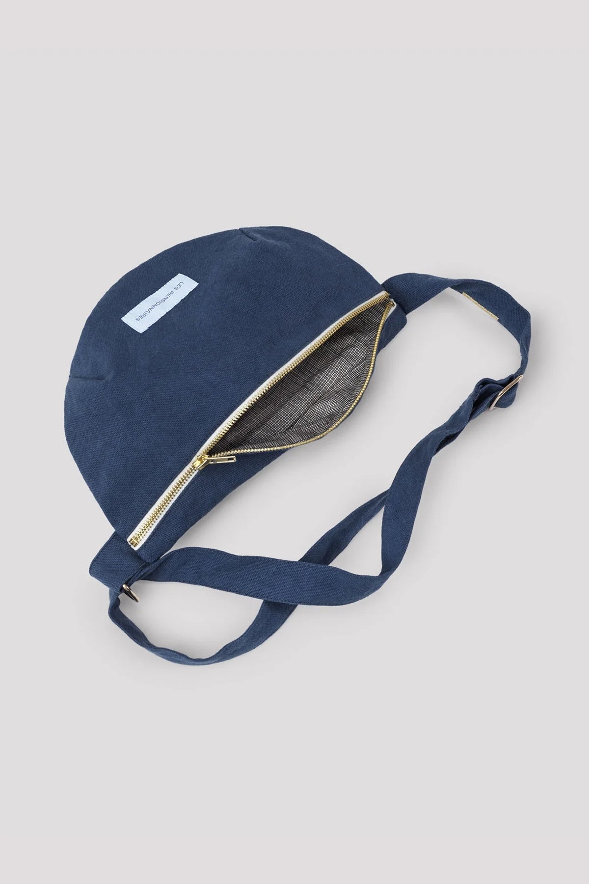 Les Pensionnaires Banana bag Organic Cotton in Storm Blue