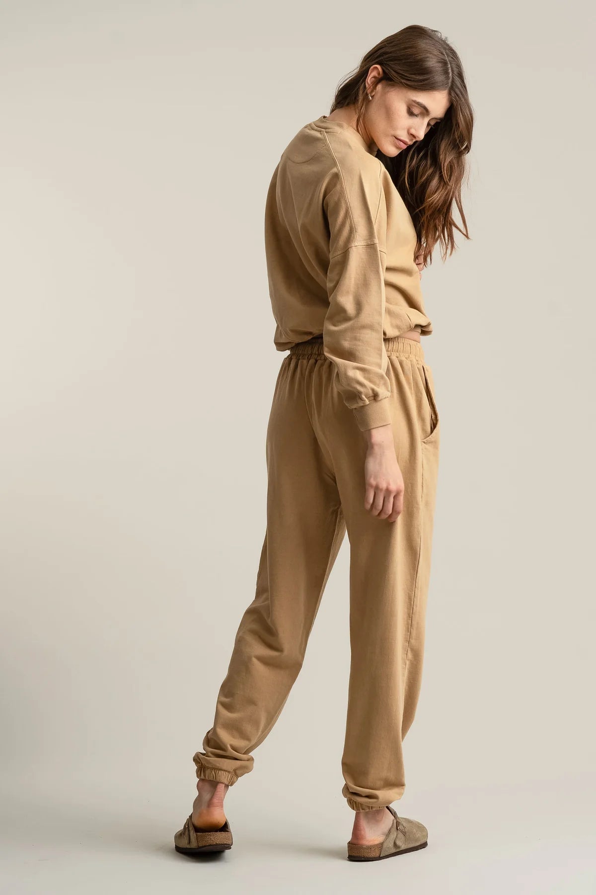 Evie Jogger in Croissant