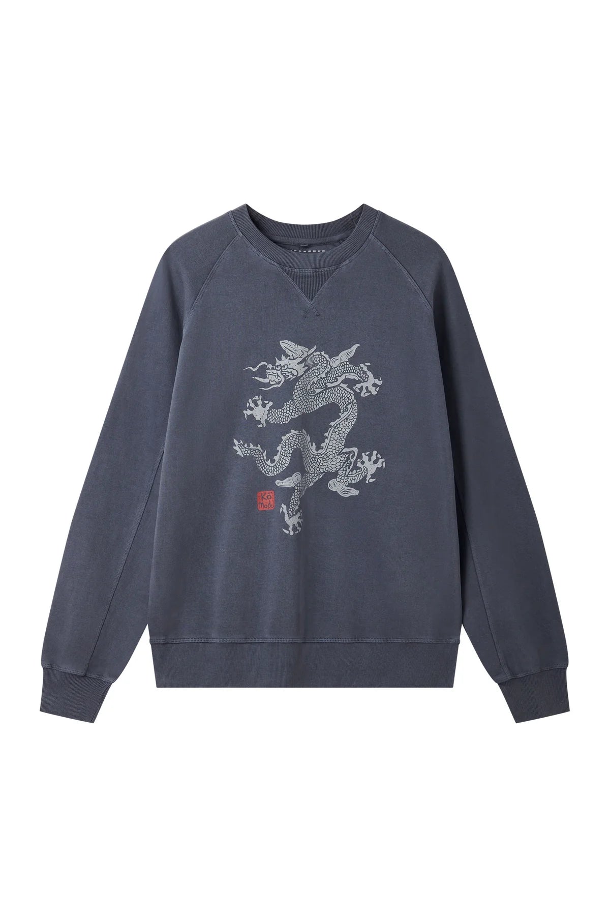 Dragon Dawn Sweatshirt in Washed Black