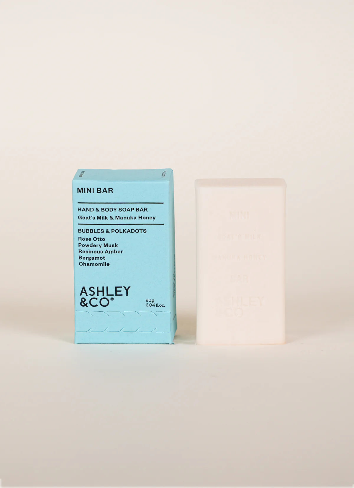 Mini Bar - Hand and Body Soap Bar Bubbles & Polka Dots