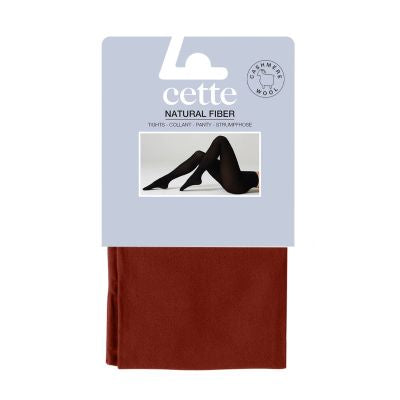 Cette Cashmere & Viscose 150 Denier Tights in Cardinal Red