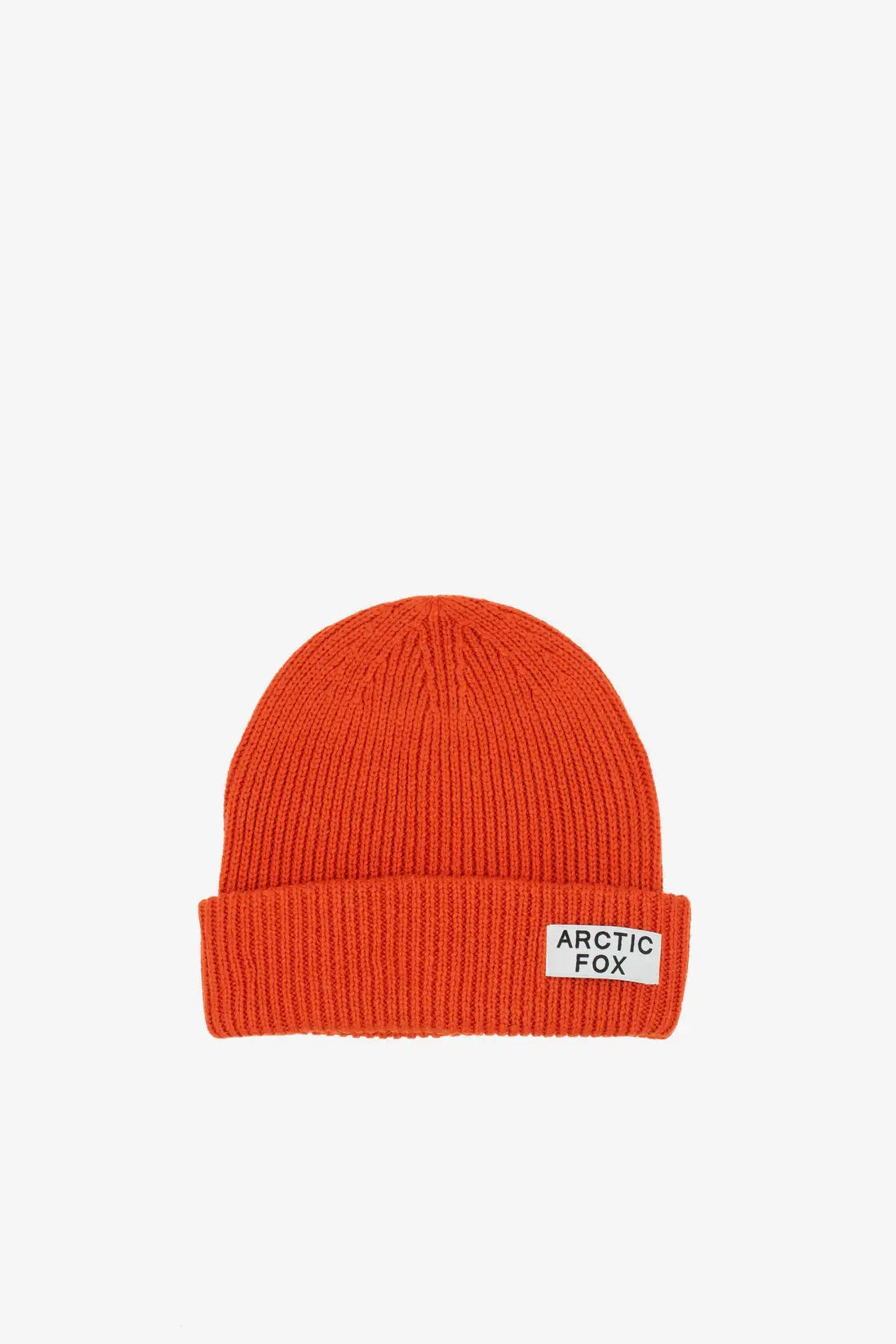 The Recycled Bottle Beanie in Sun-kissed Coral Red