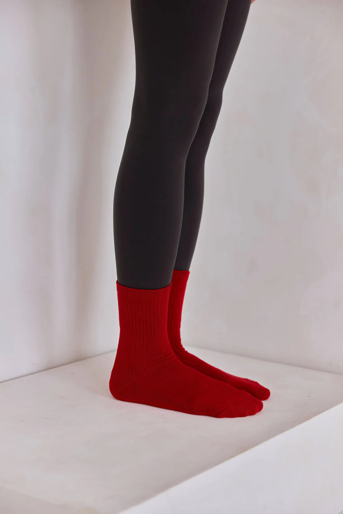 The Everyday Socks 100% Bamboo in Flame Red
