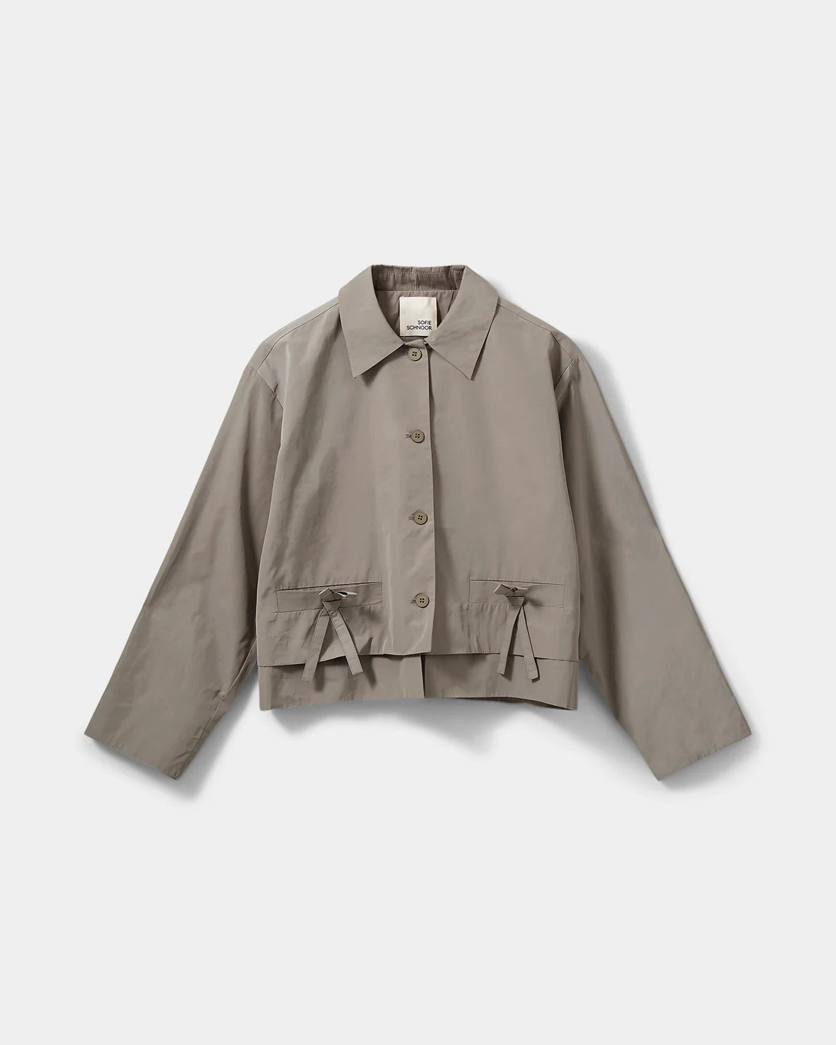 Gem Short Jacket Dusty Green