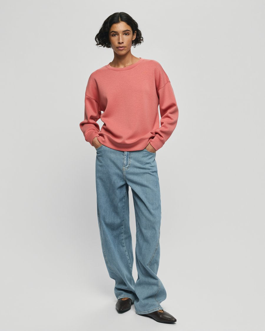 MSCH Lama Q Sweatshirt in Faded Rose
