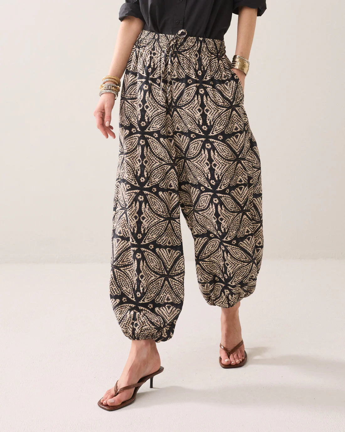 Harem Trousers With Print
