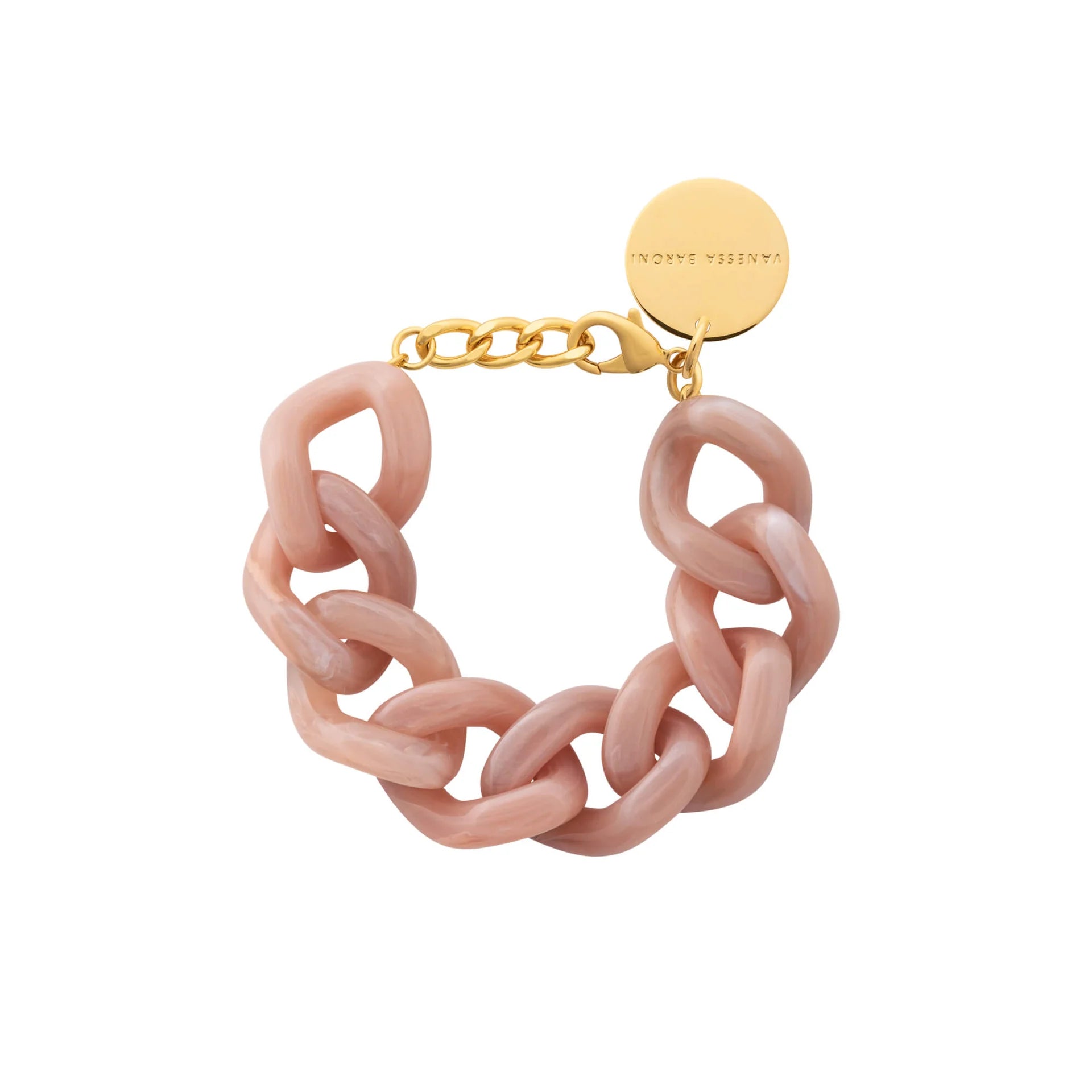 Great Chain Bracelet in Blush Marble